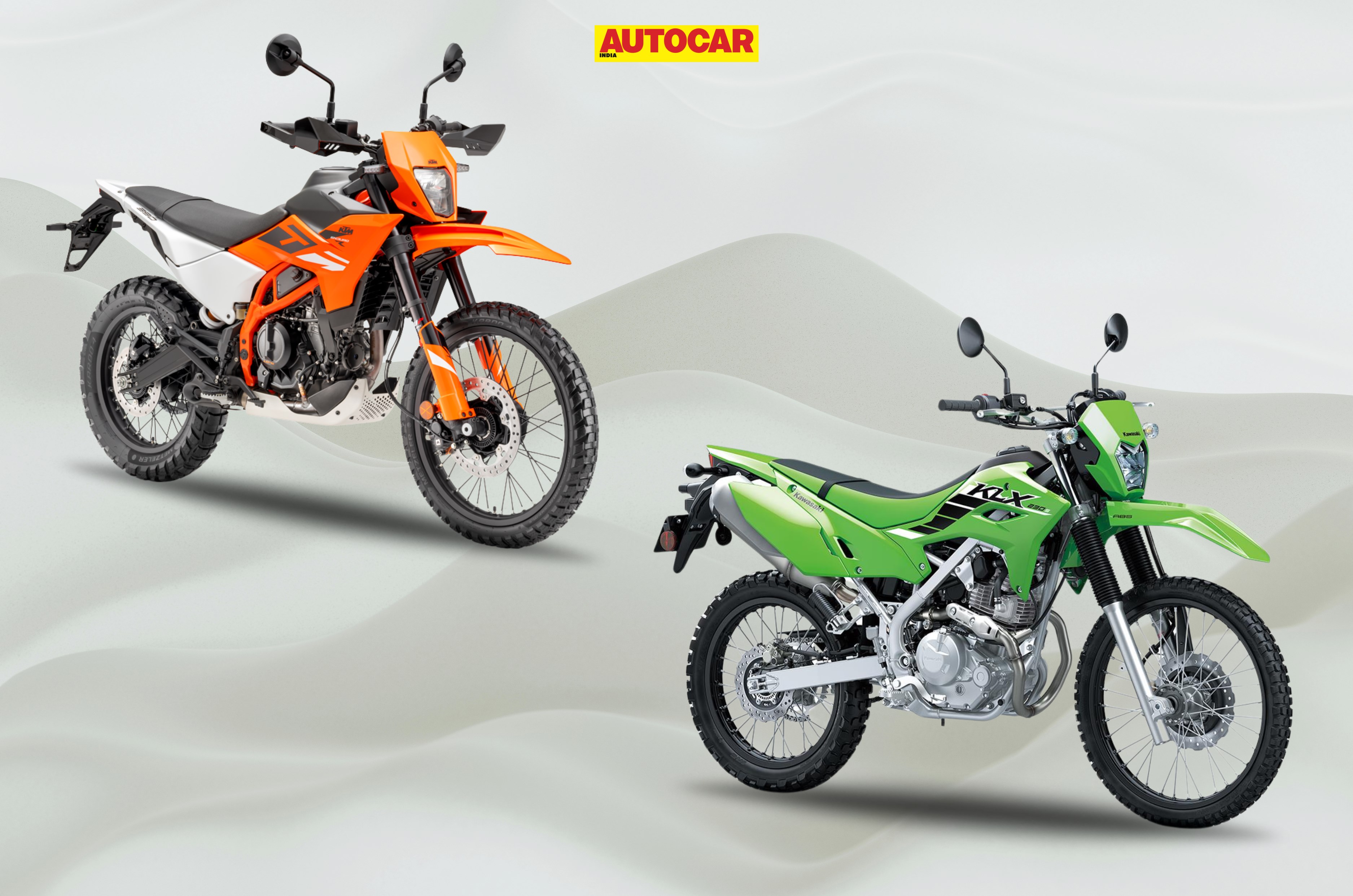 KTM 390 Enduro R vs Kawasaki KLX230: price, power and specification compared KTM 390 Enduro R vs Kawasaki KLX230: price, power and specification compared